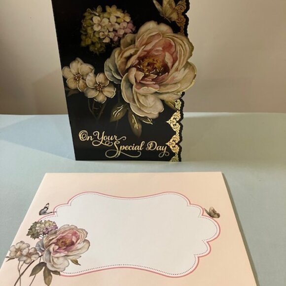 6 Birthday Cards New Beginnings Collection Detailed Envelopes 7.5x5.5 Floral - Picture 3 of 12